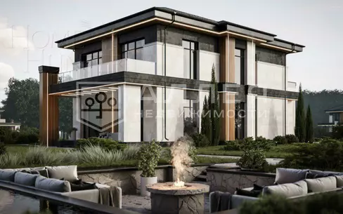 2-этажный коттедж 350 м² без отделки