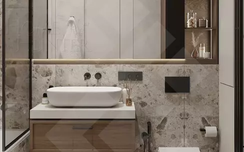 2-КОМН. КВАРТИРА С ОТДЕЛКОЙ 57.2 М² НА 27 ЭТАЖЕ