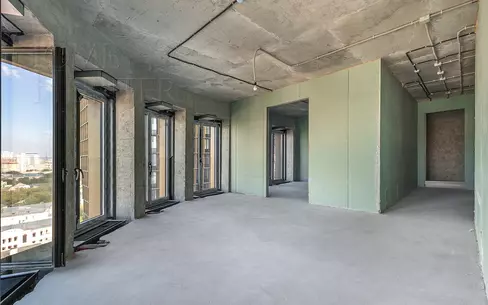 4-КОМН. АПАРТАМЕНТЫ БЕЗ ОТДЕЛКИ 124 М² НА 15 ЭТАЖЕ