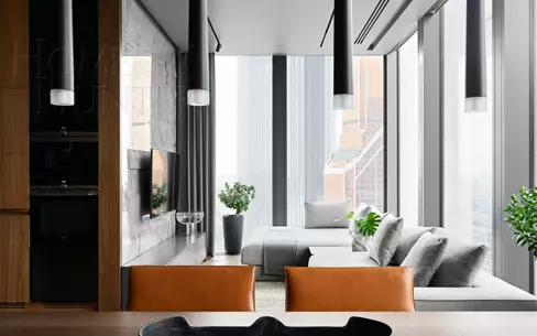 2-КОМН. АПАРТАМЕНТЫ С ОТДЕЛКОЙ 72.7 М² НА 33 ЭТАЖЕ