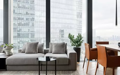 2-КОМН. АПАРТАМЕНТЫ С ОТДЕЛКОЙ 72.7 М² НА 33 ЭТАЖЕ