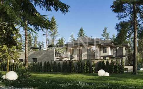 2-этажный коттедж 974 м² с отделкой