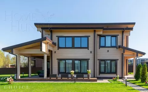 2-этажный коттедж 262.5 м² с отделкой