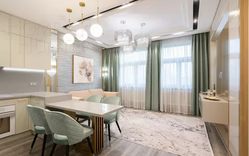 2-КОМН. КВАРТИРА С ОТДЕЛКОЙ 58.9 М² НА 10 ЭТАЖЕ