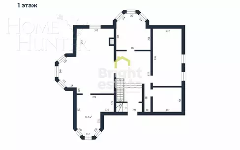 2-этажный коттедж 370 м² с отделкой