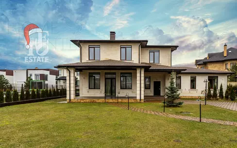 2-этажный коттедж 400 м² с отделкой