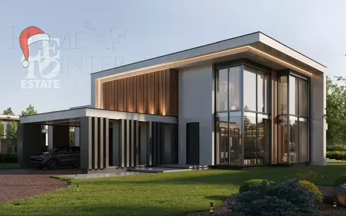 2-этажный коттедж 380 м² без отделки