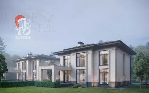 2-этажный коттедж 315.6 м² без отделки