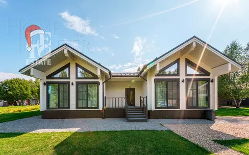 1-этажный коттедж 180 м² с отделкой