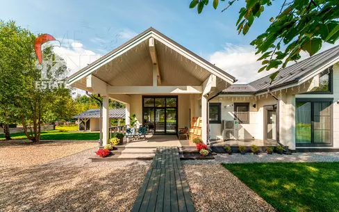 1-этажный коттедж 180 м² с отделкой