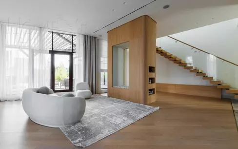 2-этажный коттедж 500 м² с отделкой