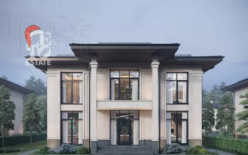 2-этажный коттедж 315.6 м² без отделки