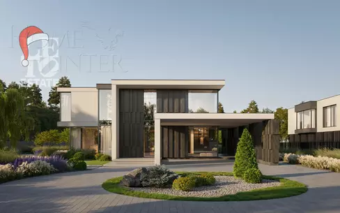 2-этажный коттедж 380 м² без отделки