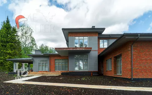 2-этажный коттедж 539.3 м² без отделки