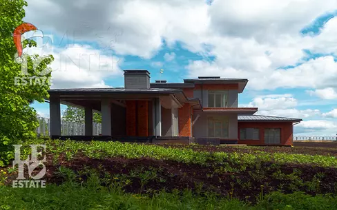 2-этажный коттедж 539.3 м² без отделки