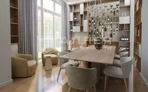 2-этажный коттедж 400 м² с отделкой