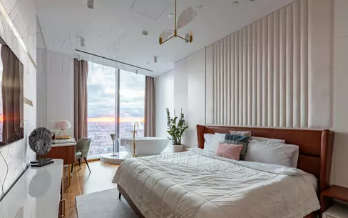 4-КОМН. АПАРТАМЕНТЫ С ОТДЕЛКОЙ 163 М² НА 81 ЭТАЖЕ