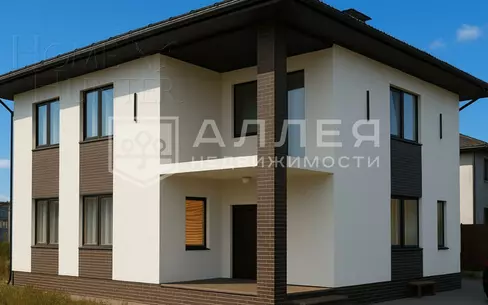 2-этажный коттедж 200 м² с отделкой