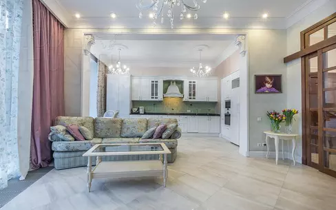 4-КОМН. КВАРТИРА С ОТДЕЛКОЙ 132.5 М² НА 4 ЭТАЖЕ