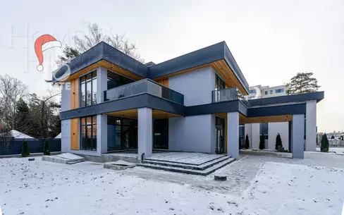 2-этажный коттедж 430 м² без отделки