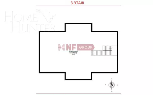 2-этажный коттедж 733 м² с отделкой
