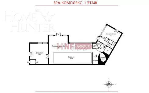 2-этажный коттедж 2 192.9 м² с отделкой