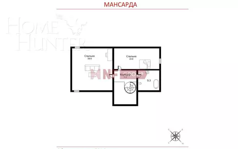 2-этажный коттедж 1 300 м² с отделкой