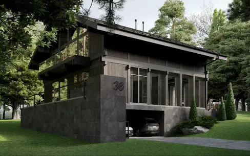 2-этажный коттедж 580 м² без отделки