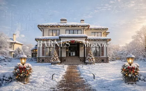 2-этажный коттедж 593 м² с отделкой