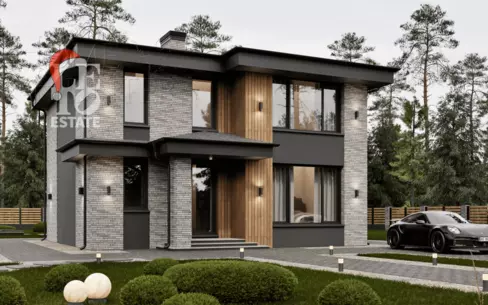 2-этажный коттедж 207 м² без отделки