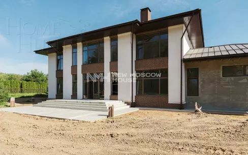 2-этажный коттедж 448 м² без отделки