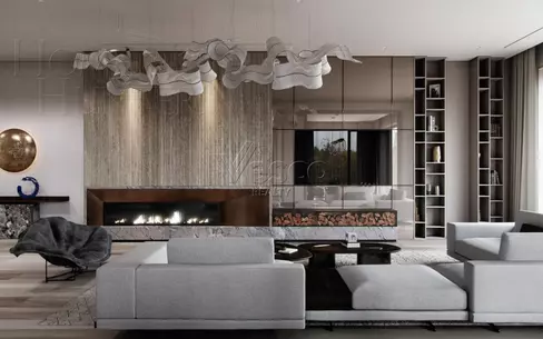 2-этажный коттедж 1 900 м² с отделкой