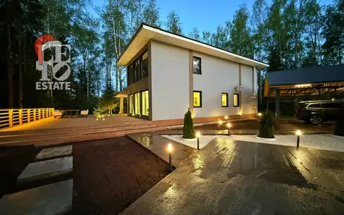 2-этажный коттедж 257 м² с отделкой