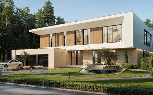 2-этажный коттедж 1 400 м² с отделкой