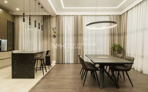 2-этажный коттедж 414 м² с отделкой