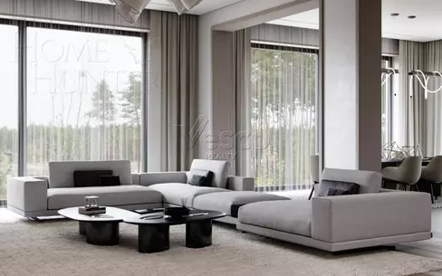 2-этажный коттедж 1 900 м² с отделкой