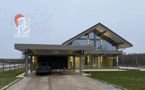 2-этажный коттедж 450 м² без отделки