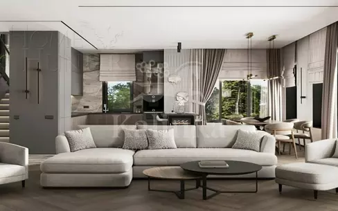 2-этажный коттедж 353 м² с отделкой