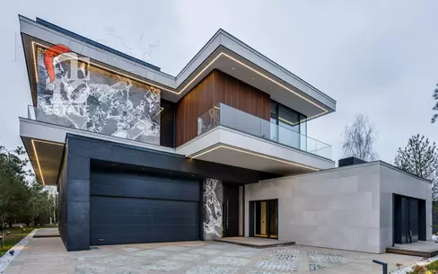 2-этажный коттедж 663 м² без отделки