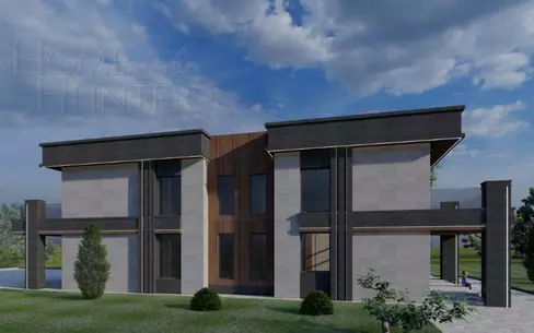 2-этажный коттедж 320 м² без отделки