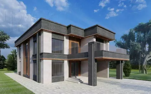 2-этажный коттедж 320 м² без отделки