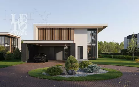 2-этажный коттедж 380 м² без отделки