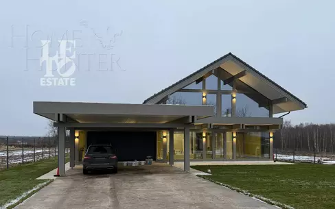 2-этажный коттедж 450 м² без отделки