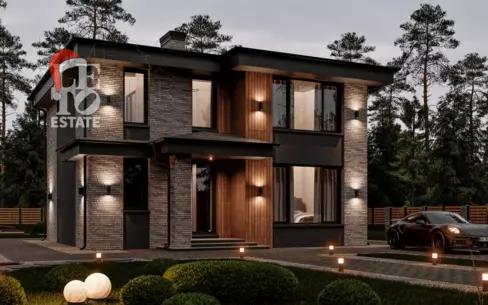 2-этажный коттедж 207 м² без отделки