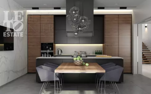 2-этажный коттедж 703 м² без отделки