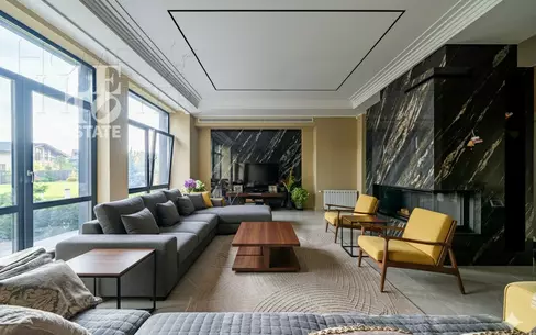 2-этажный коттедж 1 100 м² с отделкой