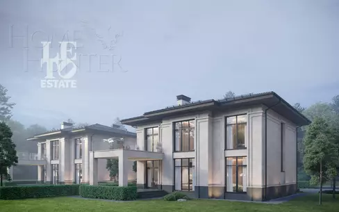 2-этажный коттедж 307 м² без отделки