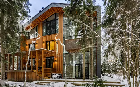 2-этажный коттедж 500 м² с отделкой