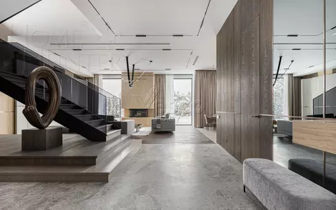 2-этажный коттедж 1 066 м² с отделкой