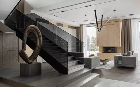 2-этажный коттедж 1 066 м² с отделкой